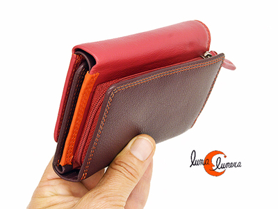 Esta foto enseña el modelo, los colores pueden no correspoder con la cartera que está en venta.