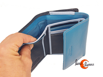 Esta foto enseña el modelo, los colores pueden no correspoder con la cartera que está en venta.