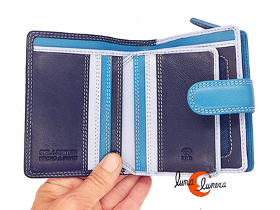 Esta foto enseña el modelo, los colores pueden no correspoder con la cartera que está en venta.