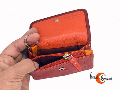 Esta foto enseña el modelo, los colores pueden no correspoder con la cartera que está en venta.