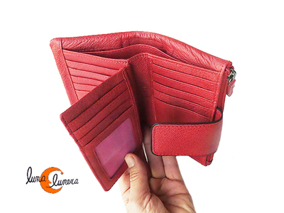 Esta imagen enseña el modelo, los colores pueden ser diferentes a la cartera que está en venta.