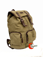 Mochila grande loneta gruesa