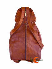 Mochila jamonera de piel engrasada de Marruecos