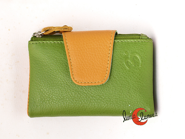 Carteras de de lisos con con cremalleras.