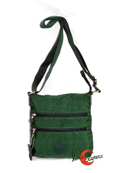 Bolso Charada de tela de bandolera con bolsillos, especial para