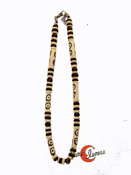 para chico de hueso y madera estilo