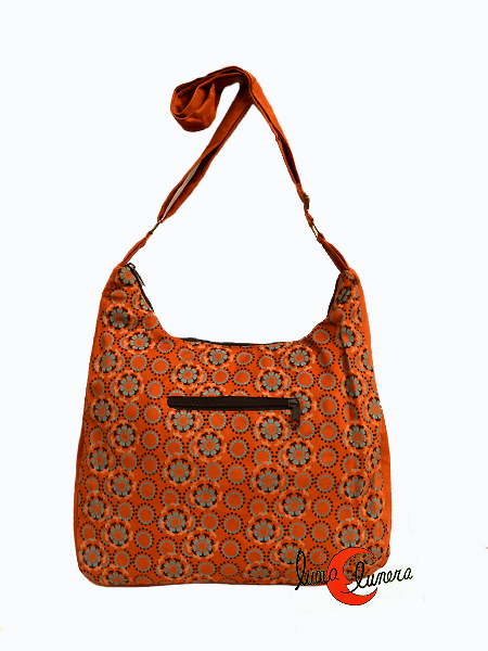 bolso grande de tela de algodón de colores para llevar de bandolera o en el  hombro