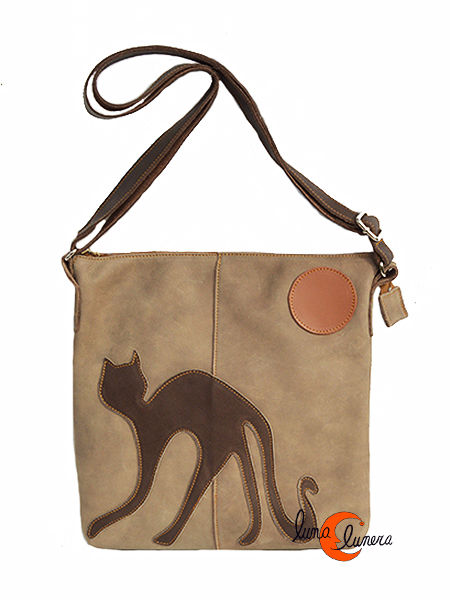 Bolso Bandolera De Piel Con Forma De Gatito: Bolso De Gato