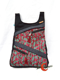 Mochila tela de algodón estampadas con colores
