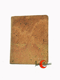 Cartera vegana de corcho para chico o chica, pequeña color corcho natural.