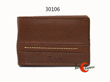Morgado 30106, cartera pequeña de piel con apertura horizontal.