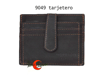 Tarjetero Morgado 9049 con trabilla para tarjetas y DNI.
