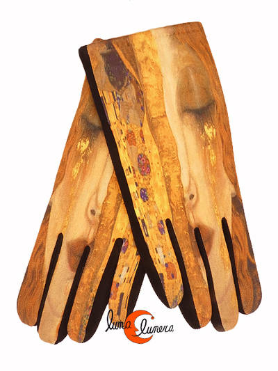 Guantes con imágenes de cuadros famosos, Las lágrimas de Freyja, de Anne Marie Zilberman.
