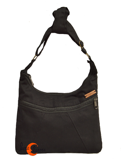 Bolsos de tela Mugling, pequeño negro.
