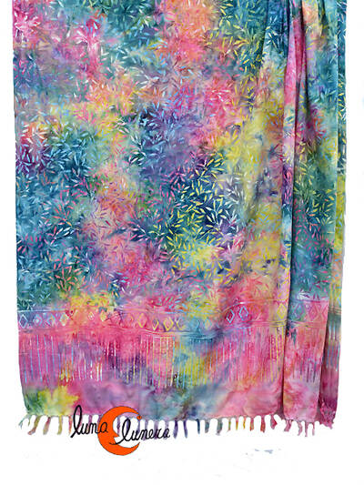 Pareo-fular Bali multicolor.