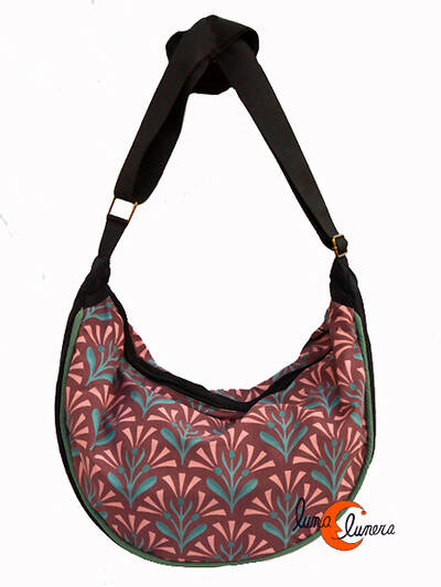 Impermeables. Bolsos de tela Mugling. Bolso grande rosa palo.