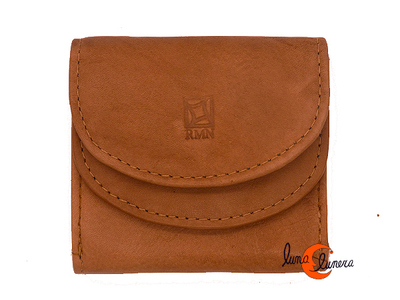 RMN carteras de piel, 8921 cuero. Cartera monedero pequeño.