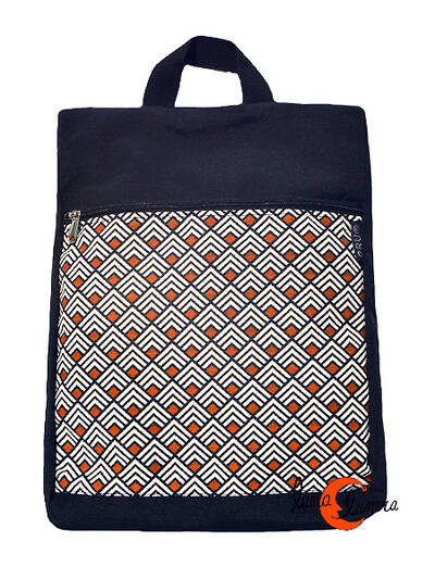 Mochilas de tela BRUO. Mochila grande negra tai.
