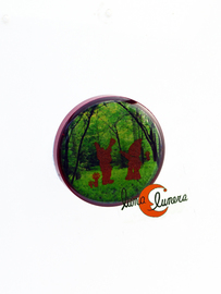 Anillo duendes en el bosque.