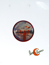 Anillo hada en el lago.