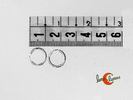Aros de plata pequeños (1,5 mm. por 1 cm.) 010 