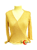 Chaquetas, rebecas de punto. Color amarillo suave.