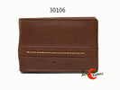 Morgado 30106, cartera pequeña de piel con apertura horizontal.