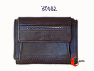 Morgado 30082, mini cartera de piel con espacio para billetes, tres tarjetas y DNI. Monedero exterior.