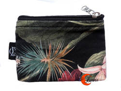 Monederos de tela Bruo.  Mini monedero pequeño con cremallera. Selva.