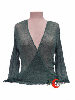 Chaquetas, rebecas de punto. Gris azulado.
