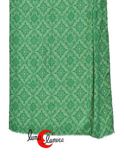 Fular arrugado. Verde.