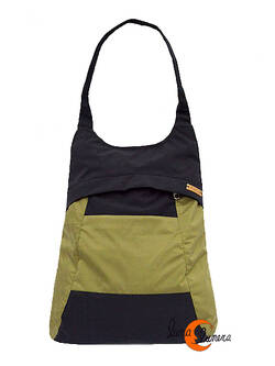Impermeables. Mochilas de tela Mugling. Mochila bolso verde musgo.