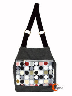 Mochilas de tela BRUO. Mochila bolso pirámide pop.