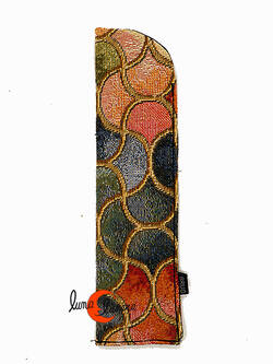 Fundas de tela para abanicos, ondas.