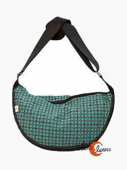 Impermeables. Bolsos de tela Mugling. Bolso pequeño verde.