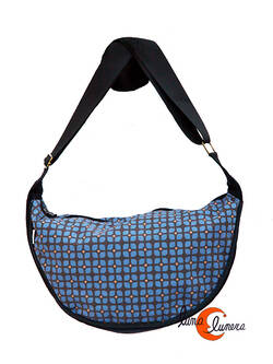 Impermeables. Bolsos de tela Mugling. Bolso pequeño azul.