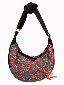 Impermeables. Bolsos de tela Mugling. Bolso grande rosa palo.