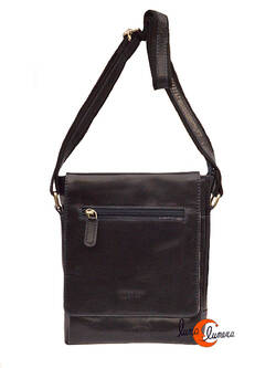 Bolso de piel Morgado 119 para chico, pequeño azul muy oscuro casi negro.