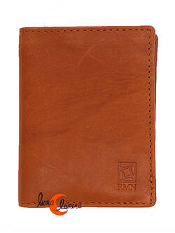 RMN carteras de piel, 9914 cuero. Cartera tarjetero pequeño.