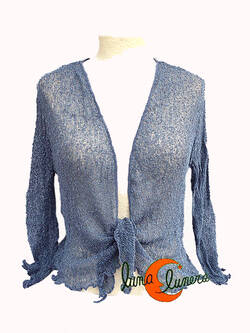 Chaquetas, rebecas de punto. Gris perla.