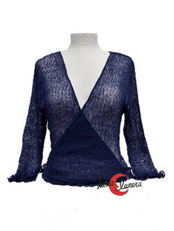 Chaquetas, rebecas de punto. Azul marino.