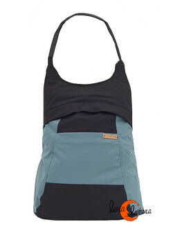 Impermeables. Mochilas de tela Mugling. Mochila bolso negra gris.