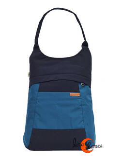 Impermeables. Mochilas de tela Mugling. Mochila bolso negra petróleo.