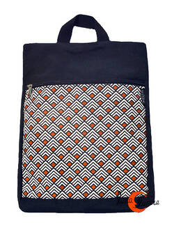 Mochilas de tela BRUO. Mochila grande negra tai.