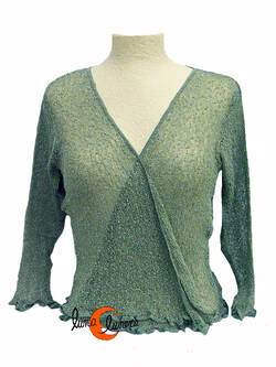 Chaquetas, rebecas de punto. Verde oliva.