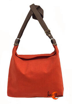 Benetti bolsos de tela, bolso morral grande liso caldera.