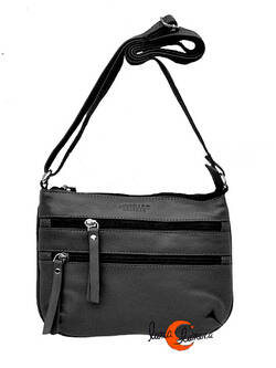 Bolso de piel Morgado 032, pequeño plano negro.