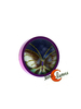 Anillo mariposa, morado.